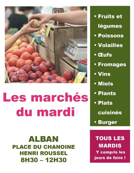 Les marchés du mardi