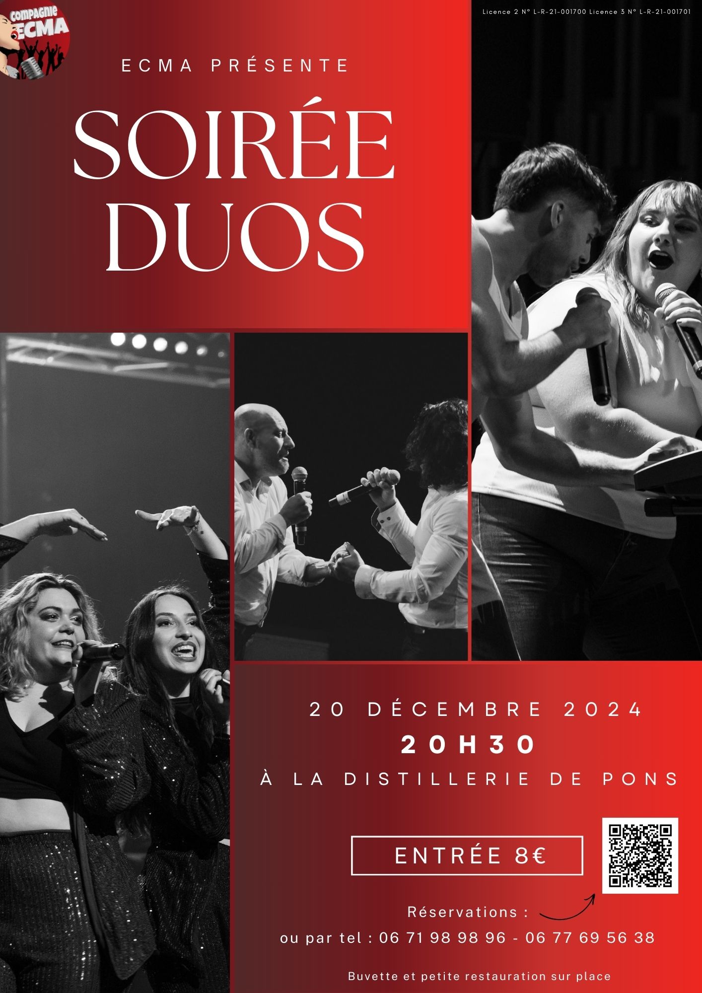 Soirée Duos à la Distillerie par l'ECMA