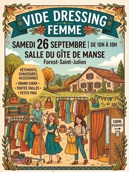 ANNULÉ - Vide-dressing spécial femme