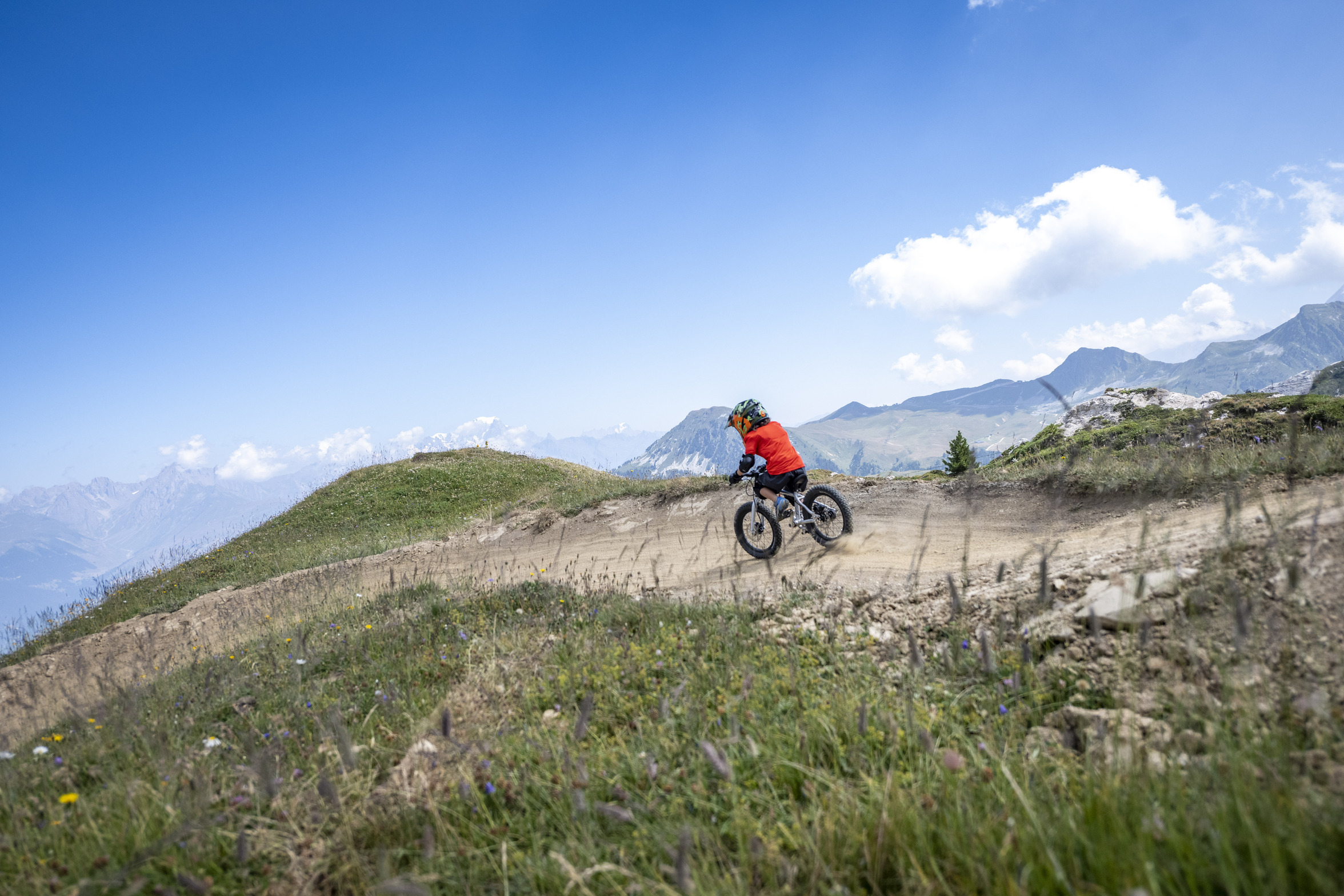 Descente sur le Bike Park