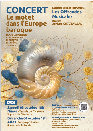 Le motet dans l&rsquo;Europe baroque – concert