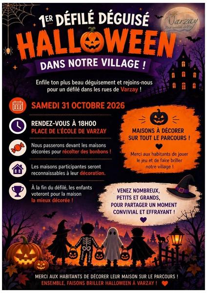 Halloween - 1er Défilé Déguisé à Varzay
