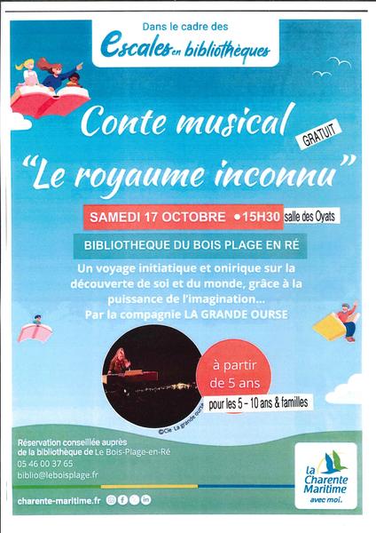 Conte musical : Le Royaume inconnu