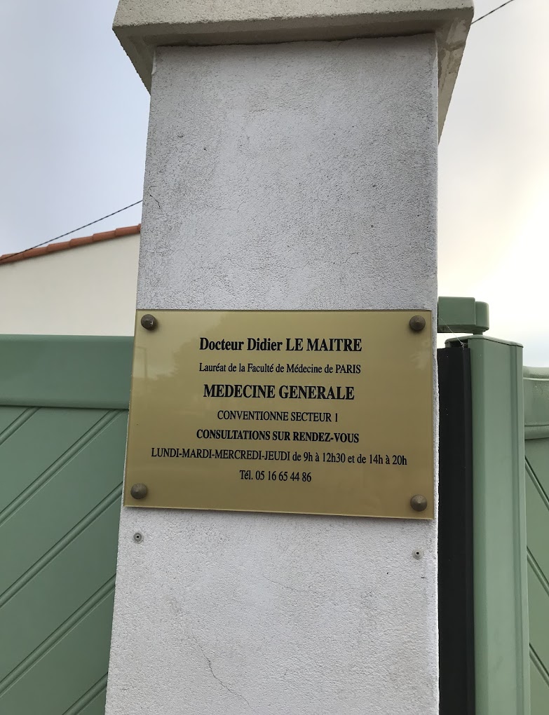 Dr Didier LE MAITRE - Médecin généraliste