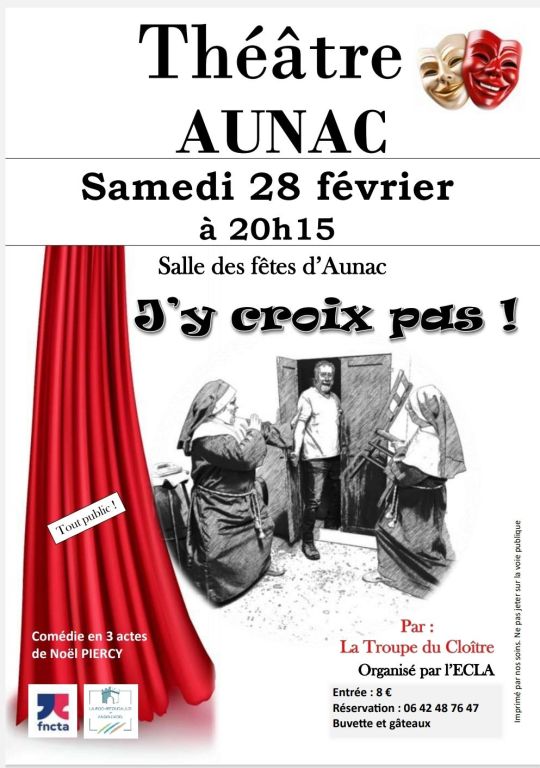 Théâtre "J'y crois pas"