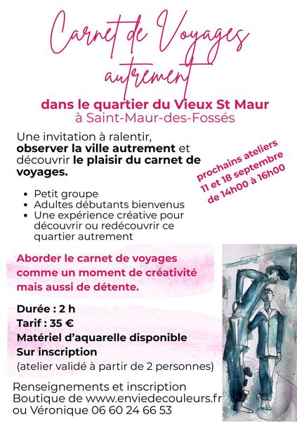 Ateliers Carnet de voyages 
