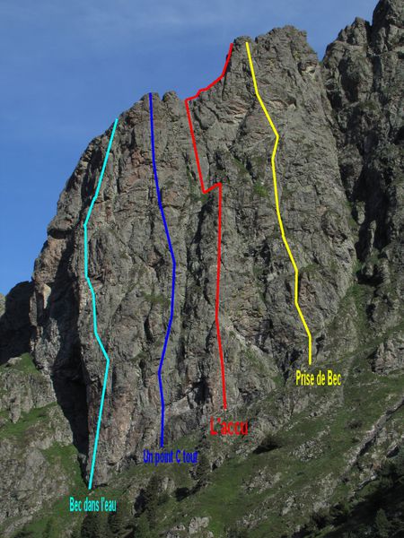 Grandes voies de Grand Bec
