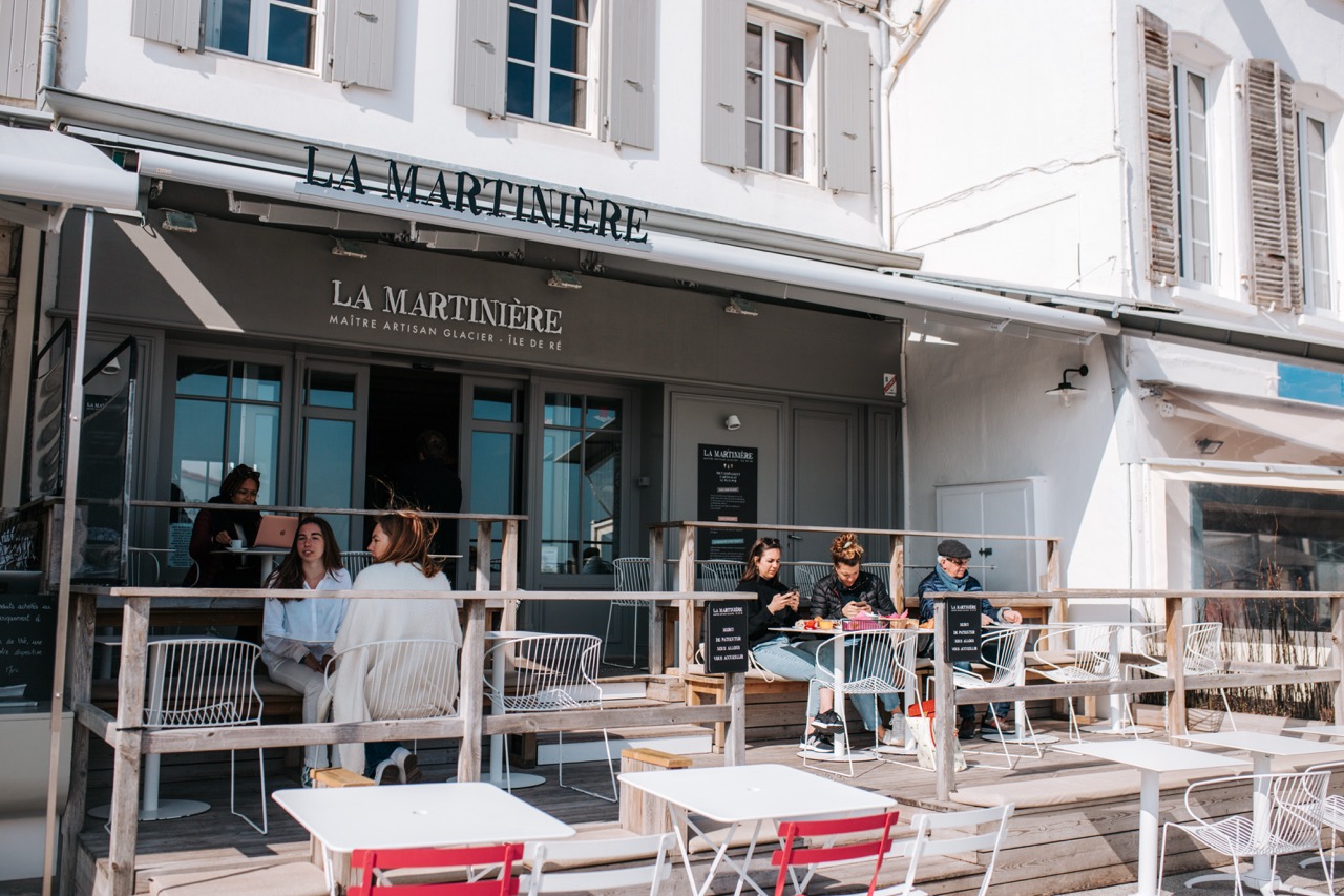La Martinière - Le glacier à La Flotte