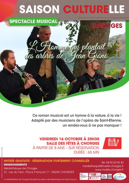 Spectacle musical - L'Homme qui plantait des arbres