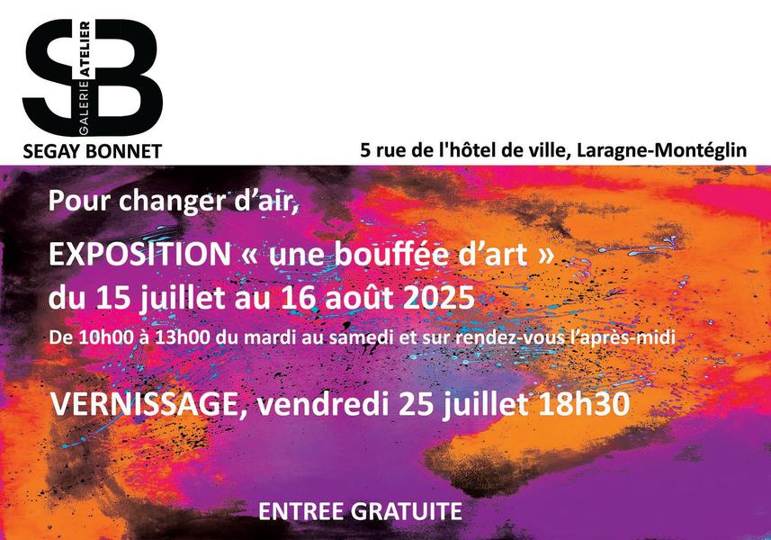 - © Galerie Segay Bonnet Exposition : 'une bouffée d'art'_Laragne-Montéglin - © Galerie Segay Bonnet