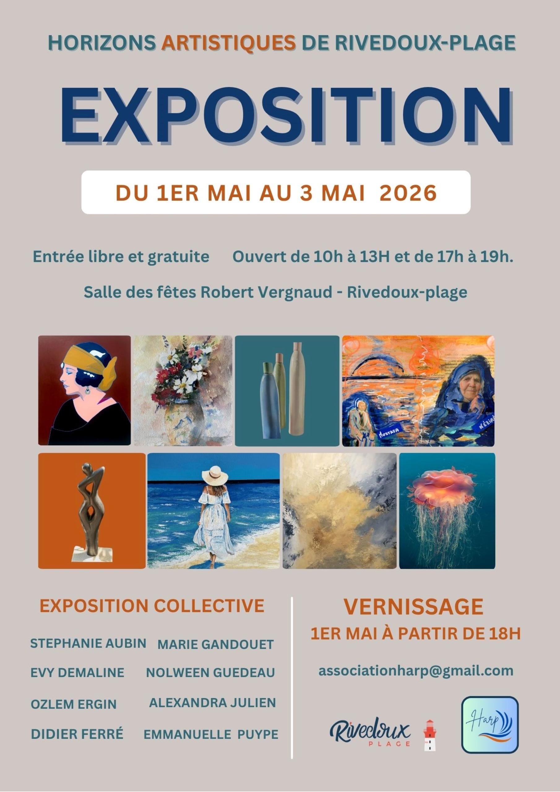 Exposition du 1er au 3 mai 2026 - HARP