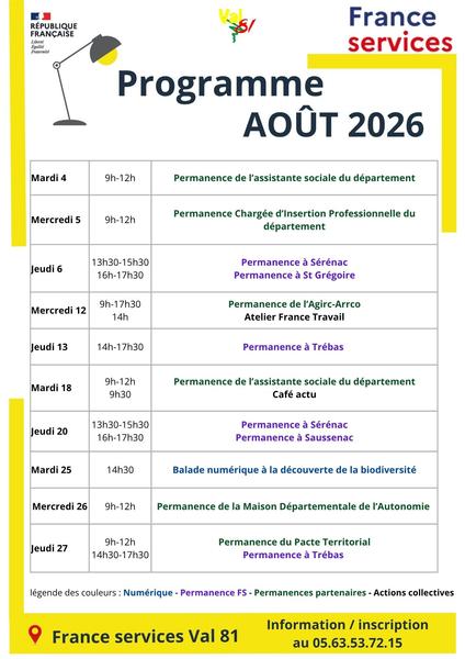 Permanence Agirc-Arrco - France Services Val81