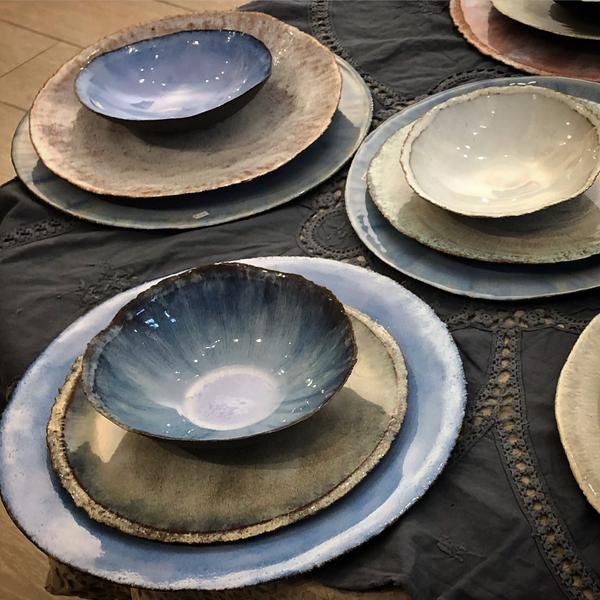 objets utilitaires en grès ou porcelaine, sculptures 