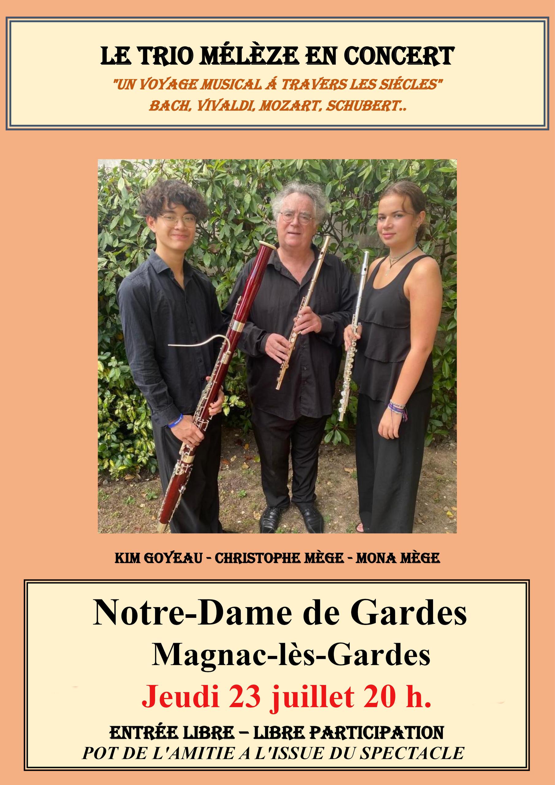 Concert Trio Mélèze