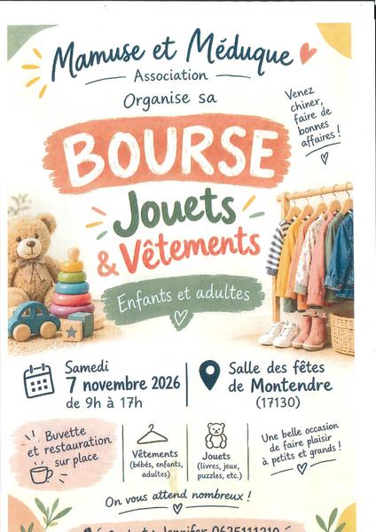Bourse aux jouets et vêtements