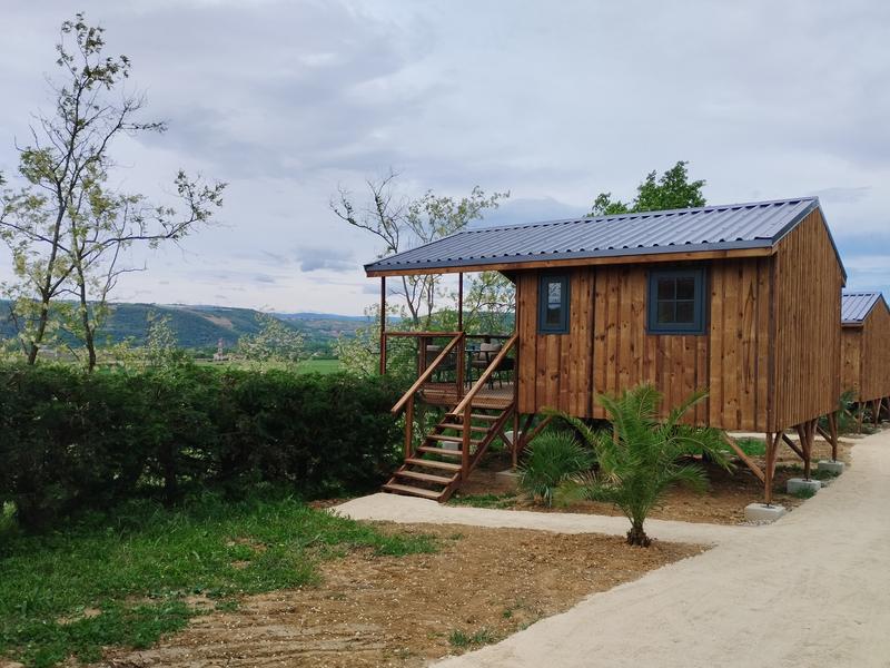 Cabane hôtelière vue panoramique