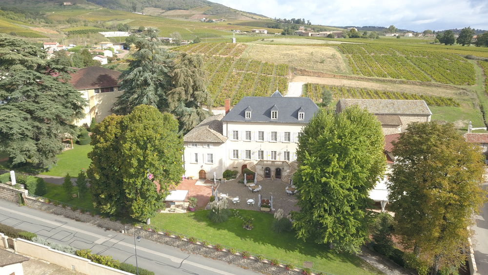 Vue aérienne de face