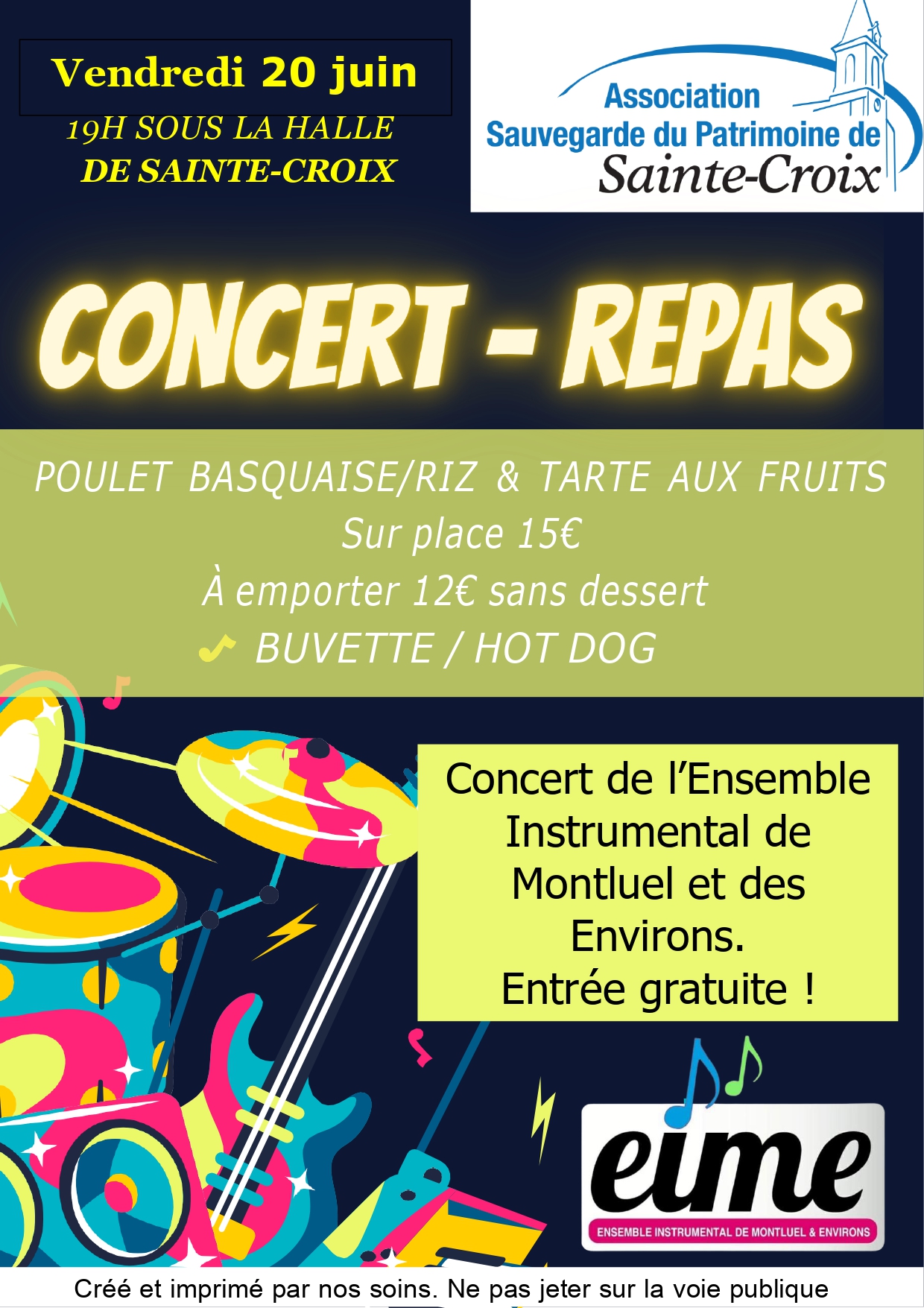 Concert - Repas_Sainte-Croix