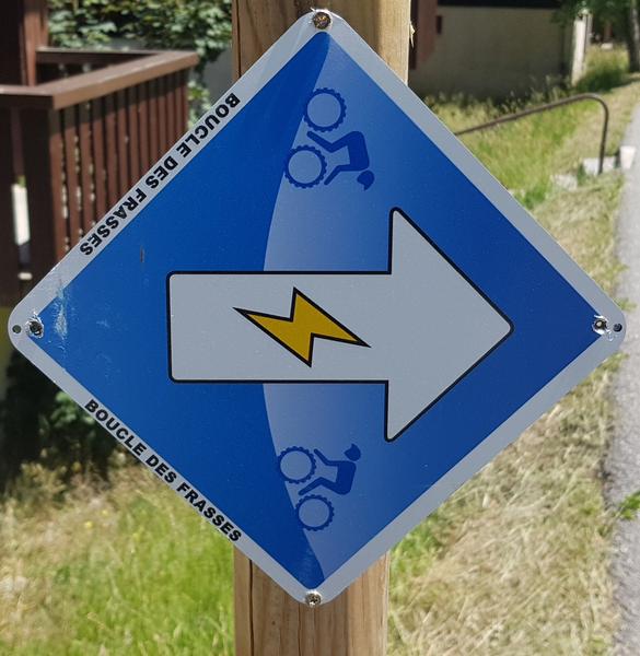 Balisage E-VTT Les Frasses