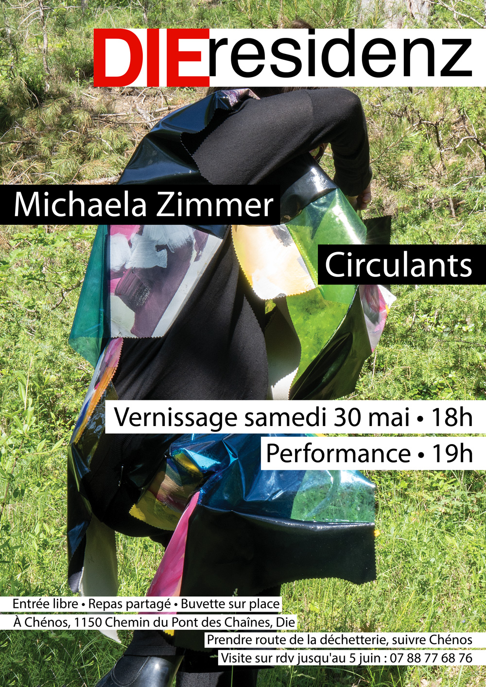Vernissage de "Cirulants" par Michaela Zimmer