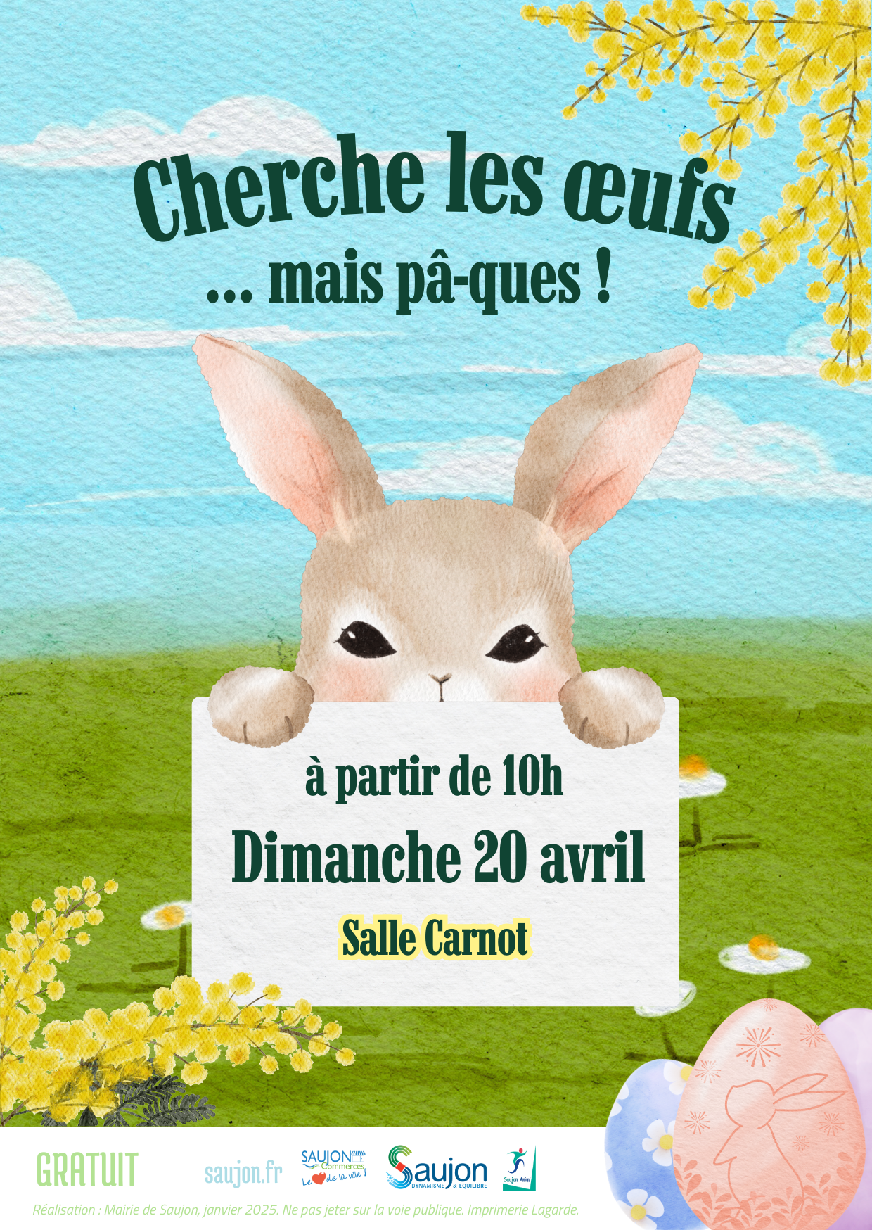 Grand jeu en famille de Pâques - salle Carnot