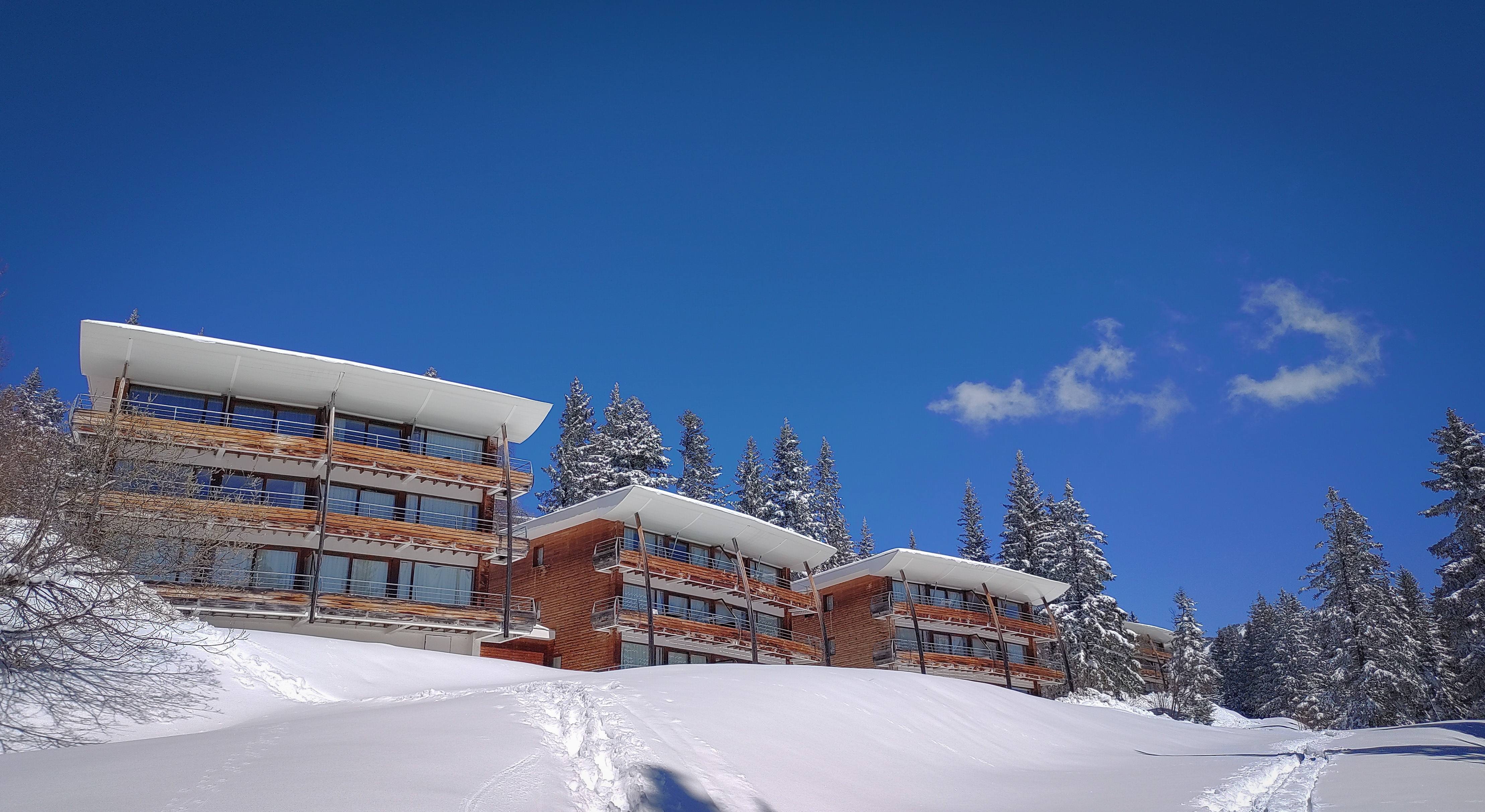 Photo hiver Résidence Les villages du Bachat - avec piscine et restaurant Chamrousse