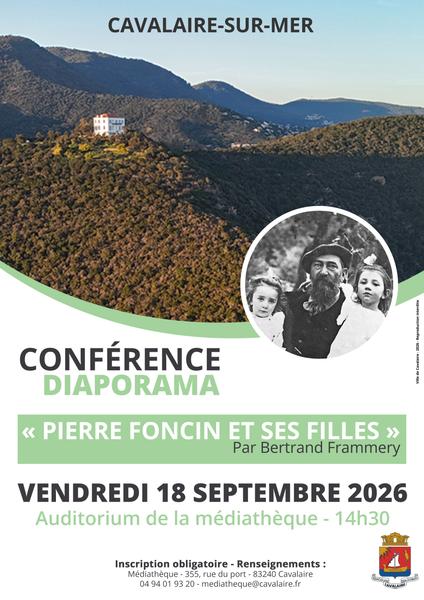 Conférence : Pierre Foncin et ses filles_Cavalaire-sur-Mer