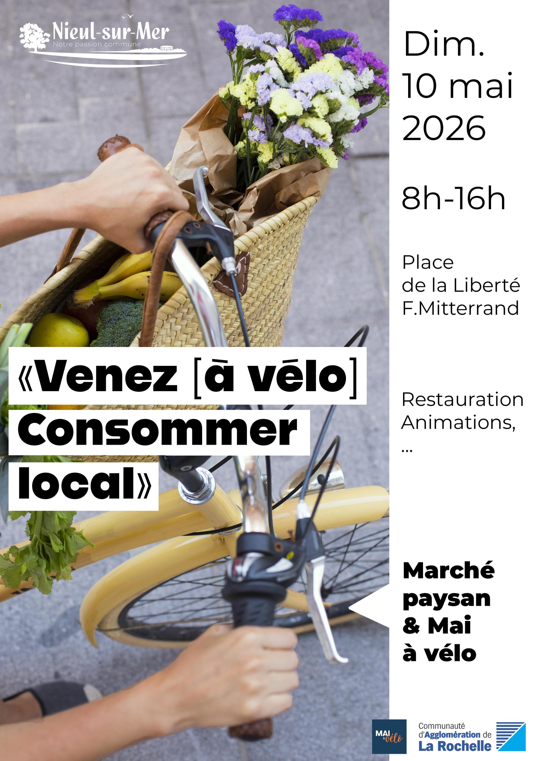 Mai à vélo - Marché paysan