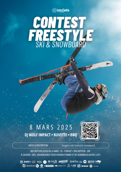 Contest Freestyle Ski and snowboard_Les Gets