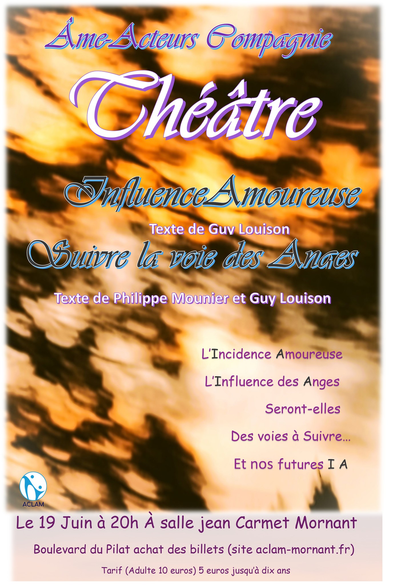 Théâtre : Influence amoureuse_ACLAM_Mornant