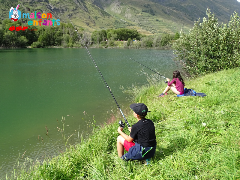 Pêche avec la Maison des Enfants Val Cenis