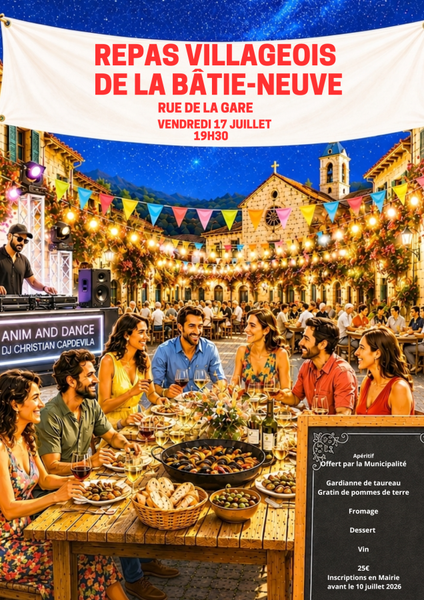 Repas Villageois_La Bâtie-Neuve - © Repas Villageois_La Bâtie-Neuve
