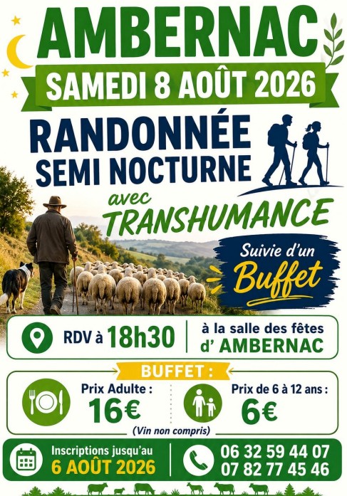 Randonnée semi nocturne