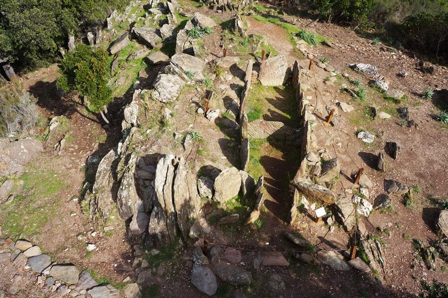 Vue aérienne Dolmen de Gaoutabry