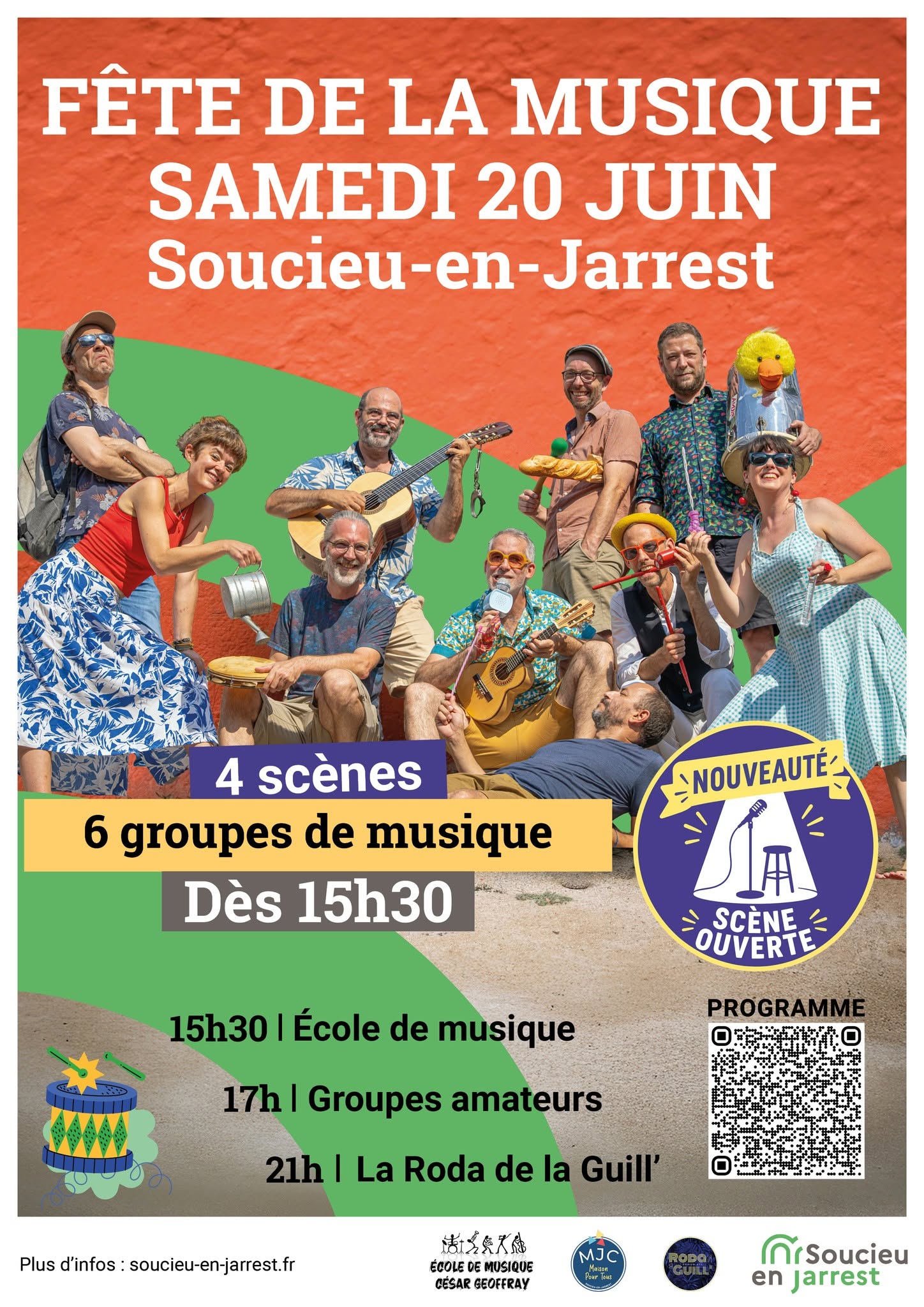 Fête de la musique : 4 scènes, 8 groupes_Soucieu-en-Jarrest