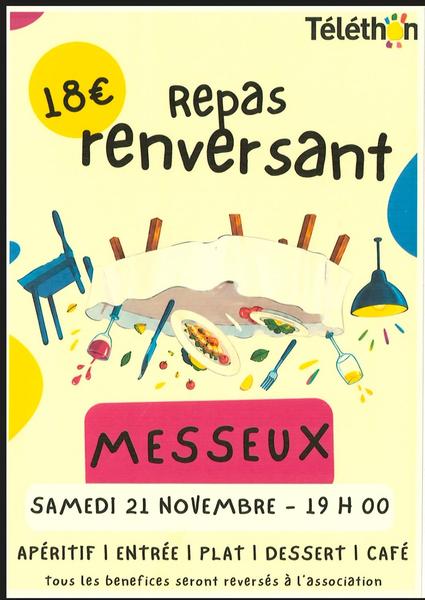 Repas renversant
