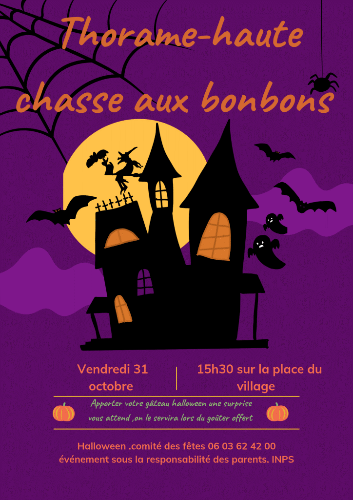 Chasse aux bonbons d'Halloween
