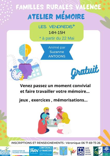 Atelier mémoire