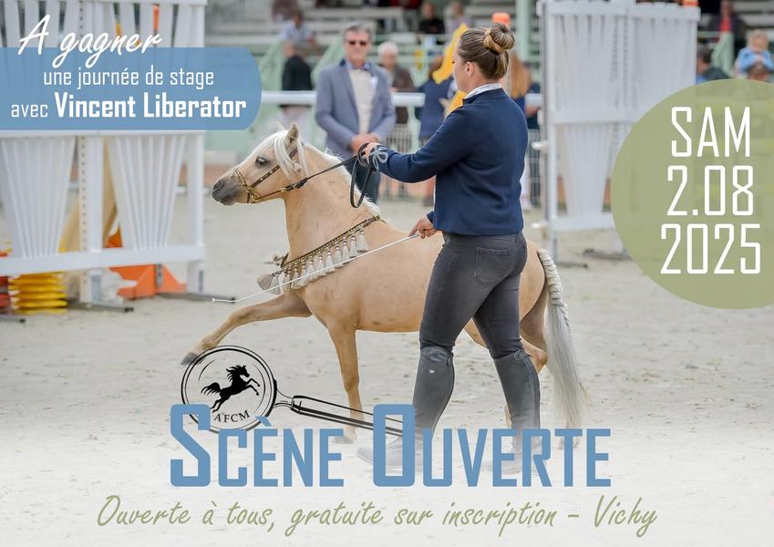 Soirée Scène Ouverte - classe spectacle Championnat de France du Cheval Miniature