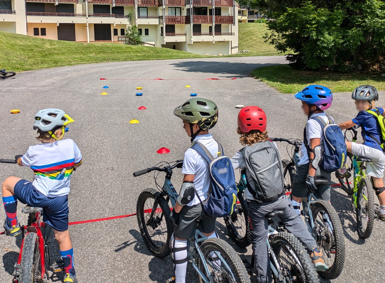 Children's mountain bike course