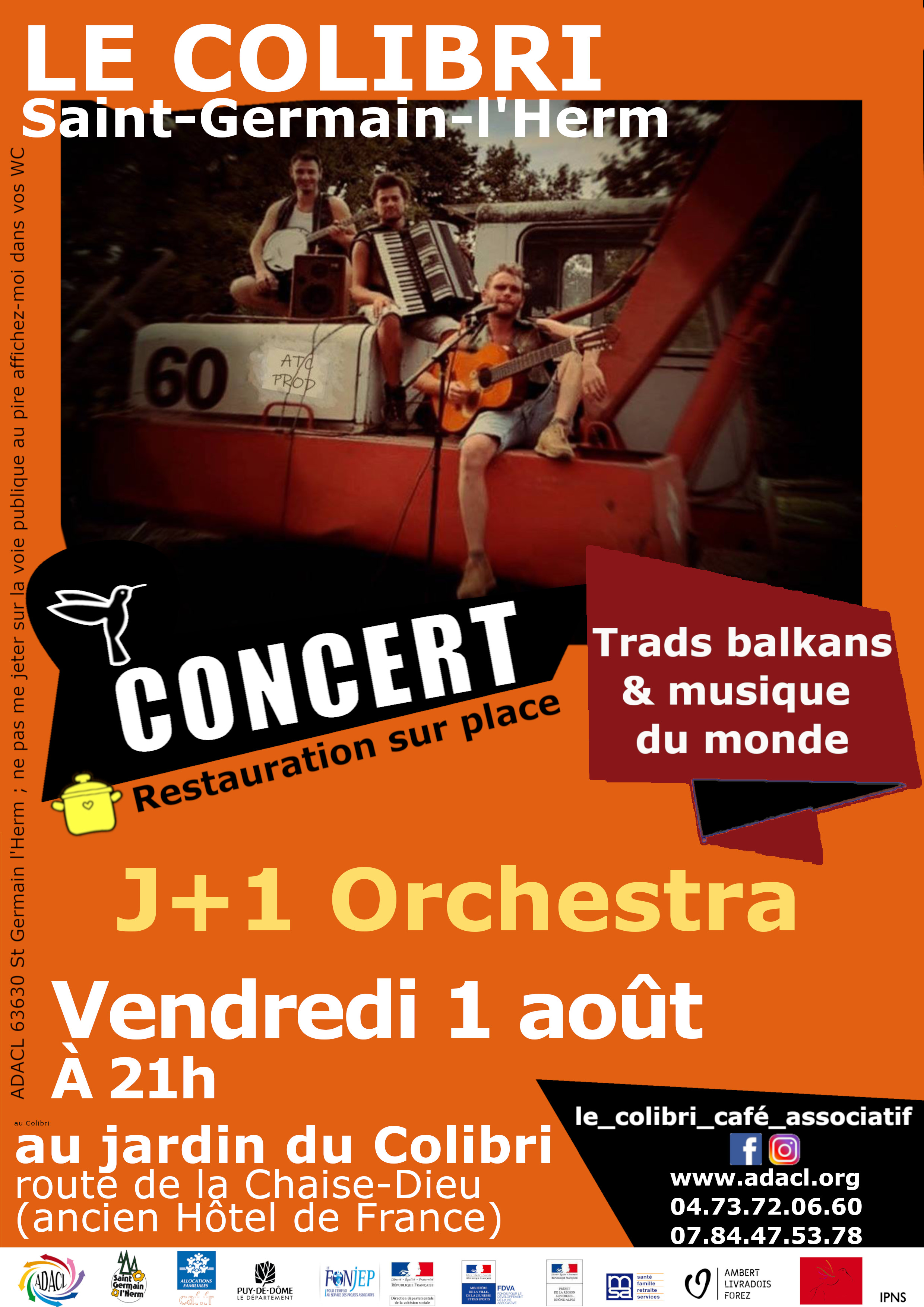 Concert « J+1 Orchestra » // Saint-Germain-l’Herm