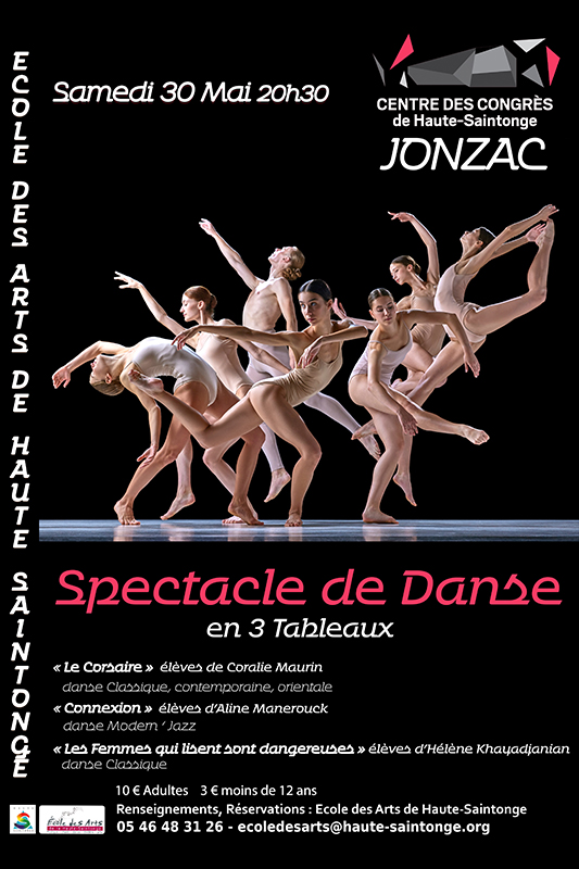 Spectacle de danse en 3 tableaux