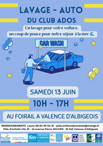 Lavage Auto du Club Ados