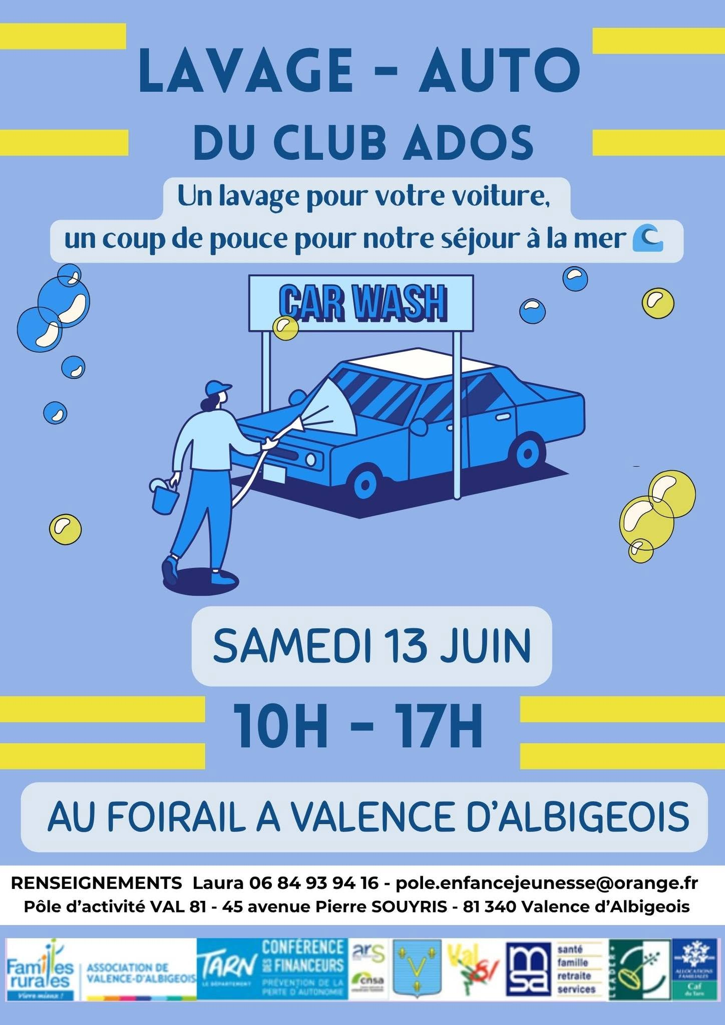 Lavage Auto du Club Ados_Valence-d'Albigeois
