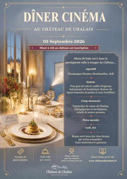 Dîner de Gala et seance Cinéma