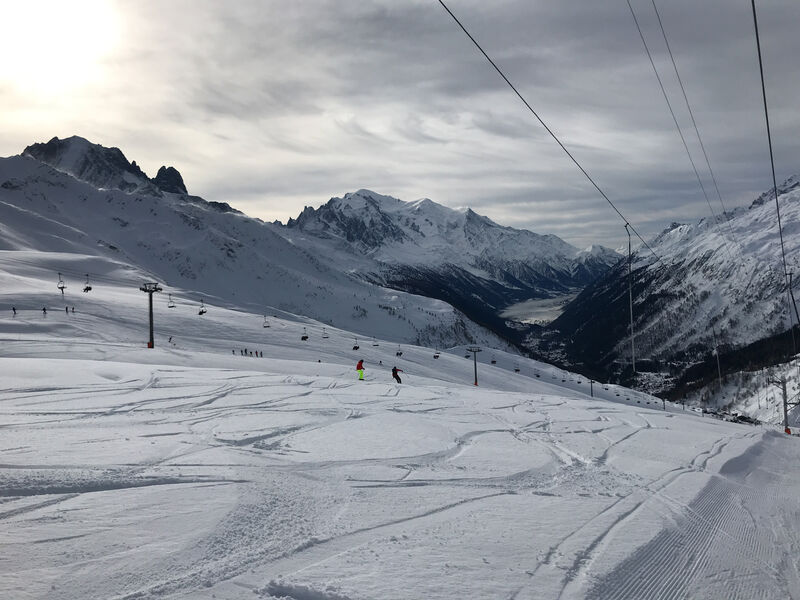 Piste et téléskis