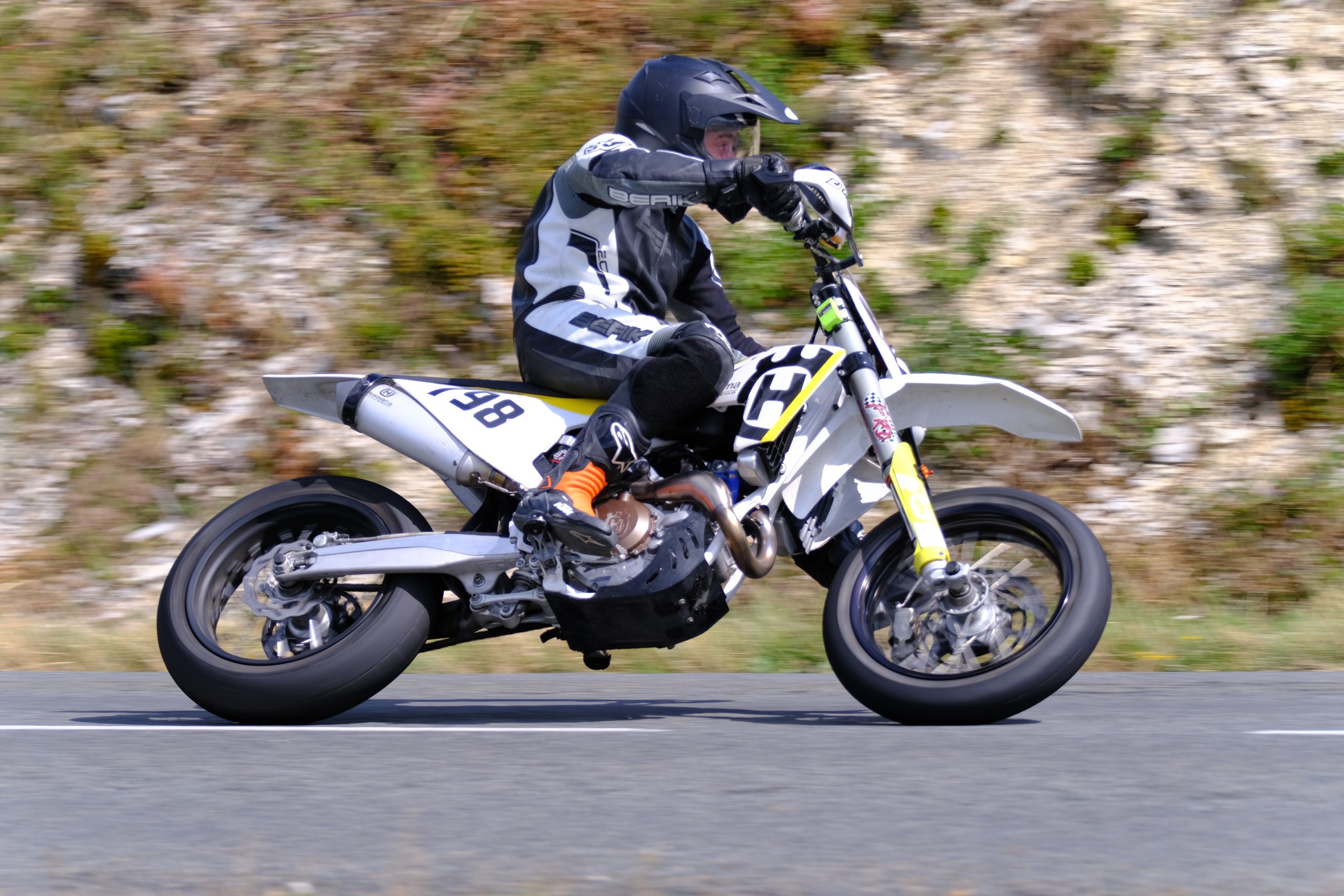 Course de cte moto  Championnat de France de la Montagne au Petit-Abergement