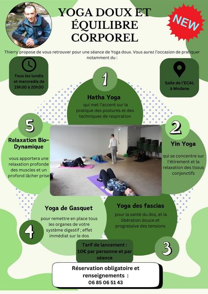 Yoga doux et équilibre corporel_Modane