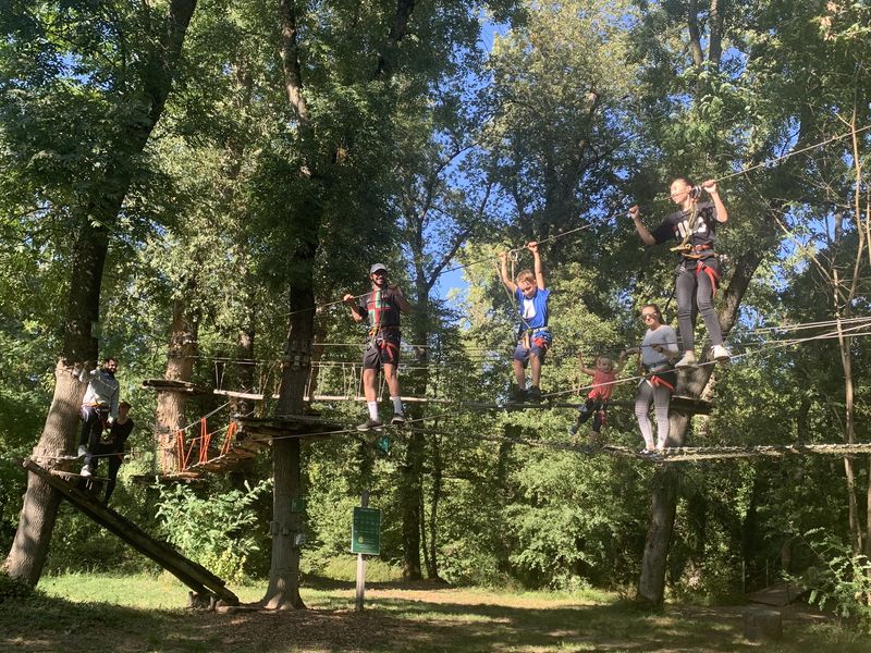 Fun in the trees "Parc Oasis Aventura"