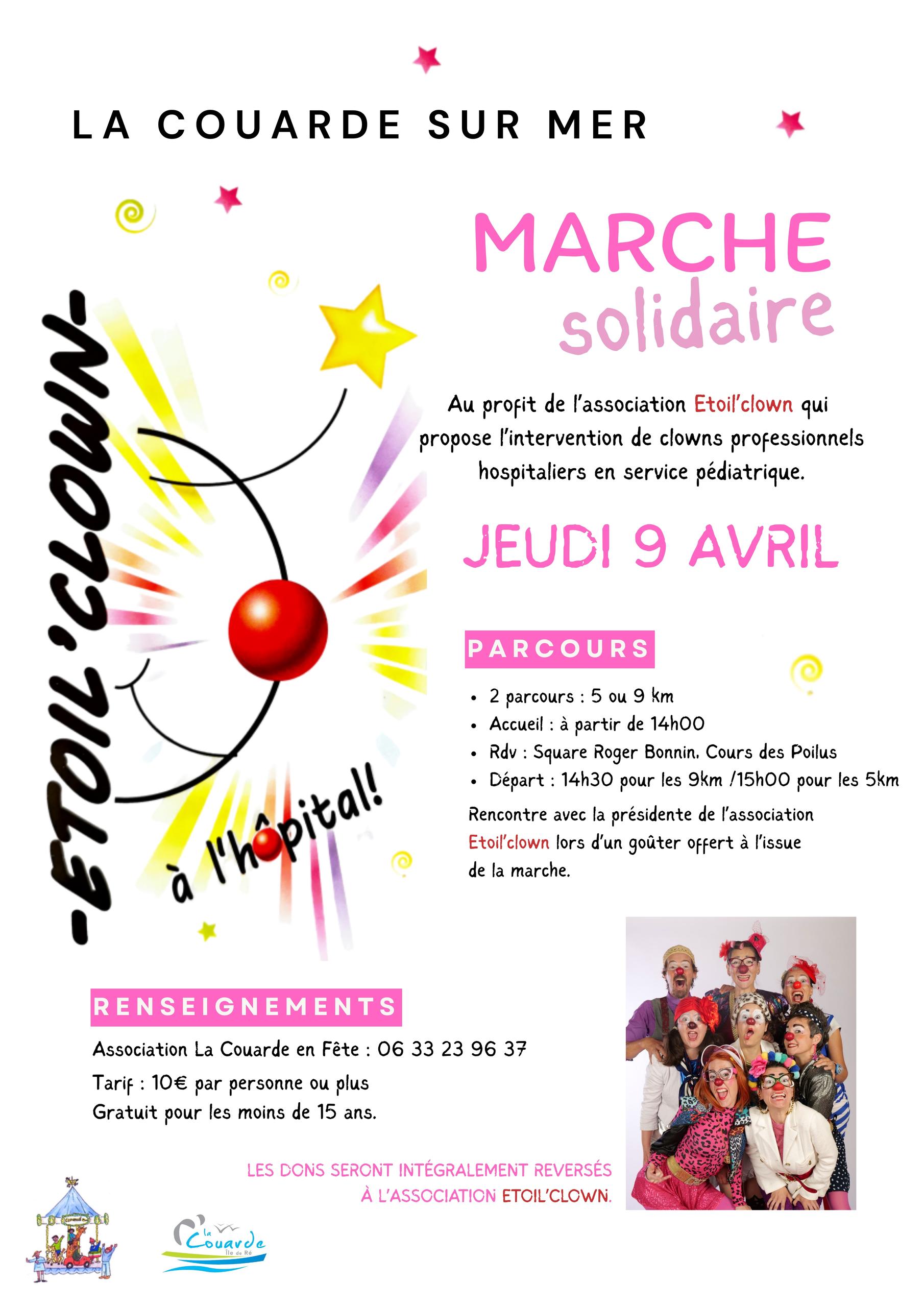 Marche solidaire au profit de l'association Etoil'clown